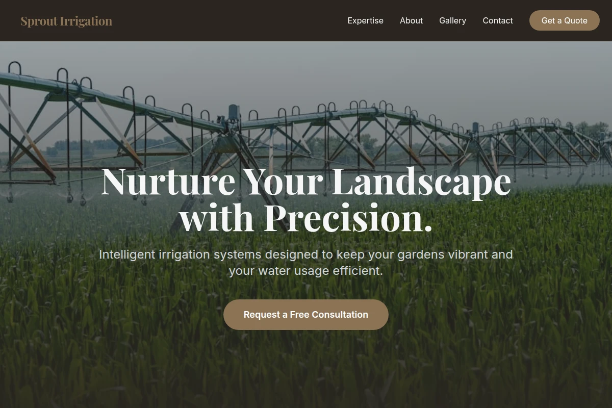 Sprout Irrigation