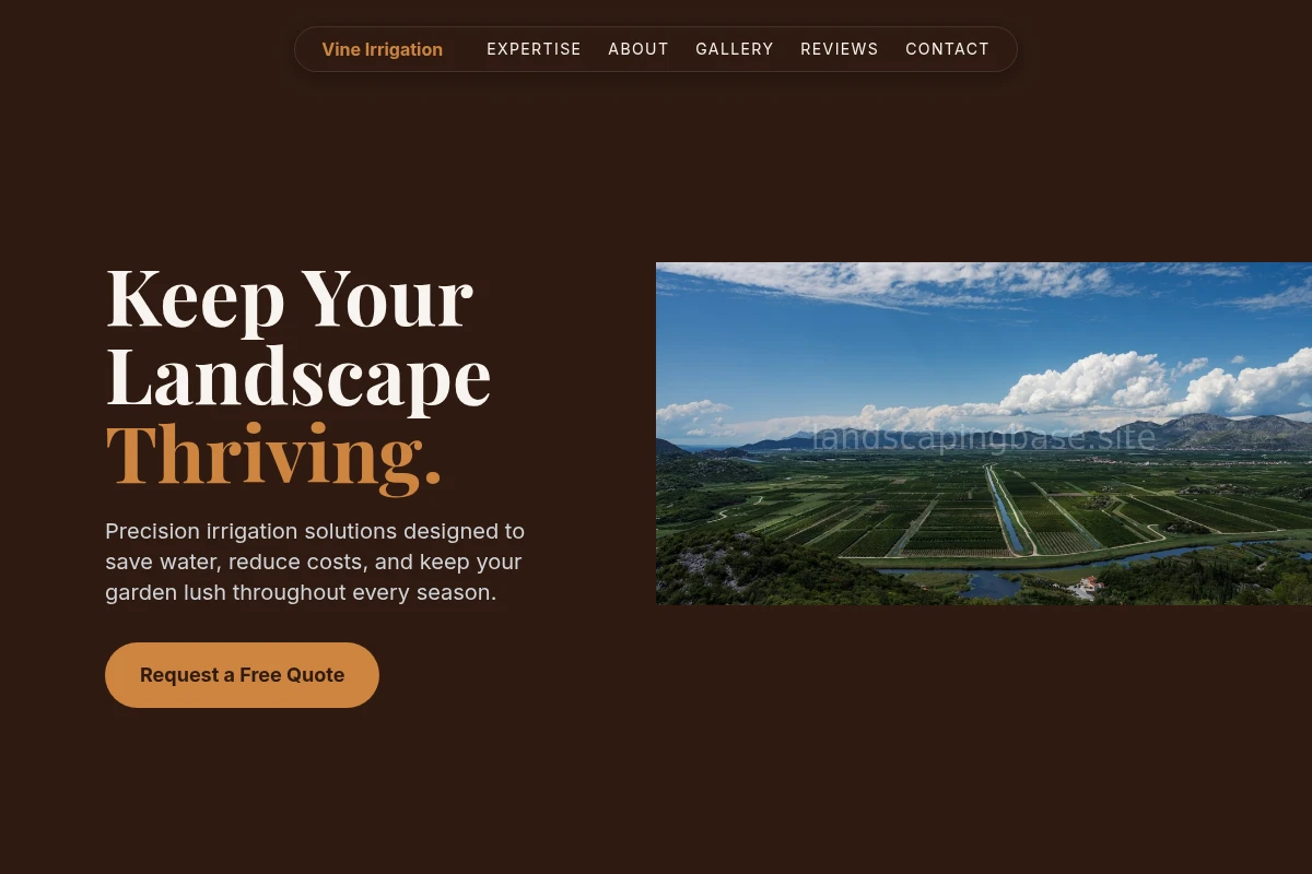 Vine Irrigation