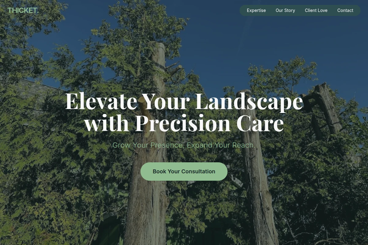 Thicket Tree Trimming